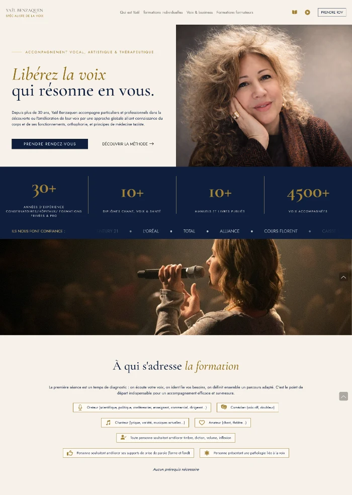 Site vitrine de Yaël Benzaquen